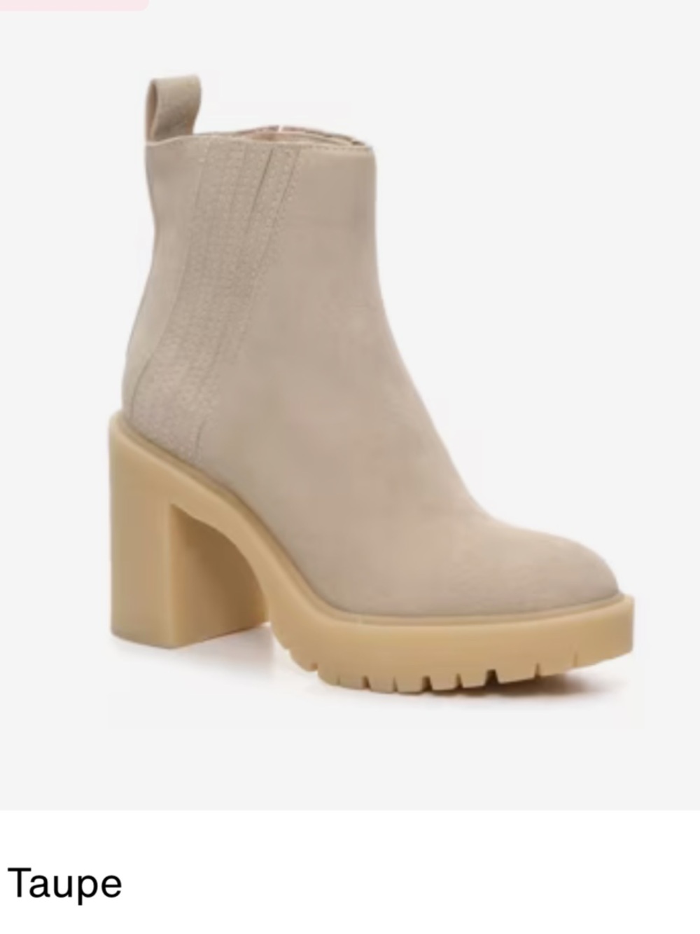 Dolce Vita Celia Suede Platform Ankle Boots
